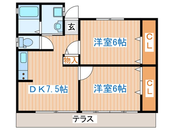 マリン舟入の物件間取画像